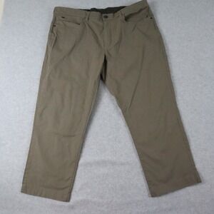 English Laundry Pants Mens 40x32 Travel Casual Stretch Flex 5-Pocket Jeans Brown